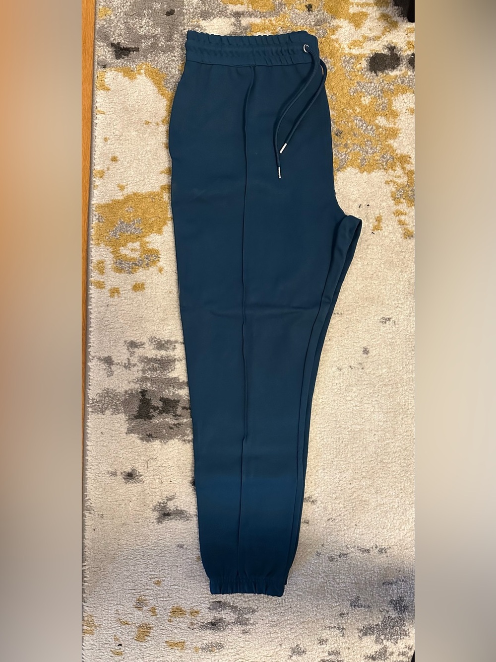 Teal Jogger Sweatpants with Drawstring Waist Size Medium !
